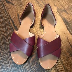 Madewell Leather Sandals: Size 7